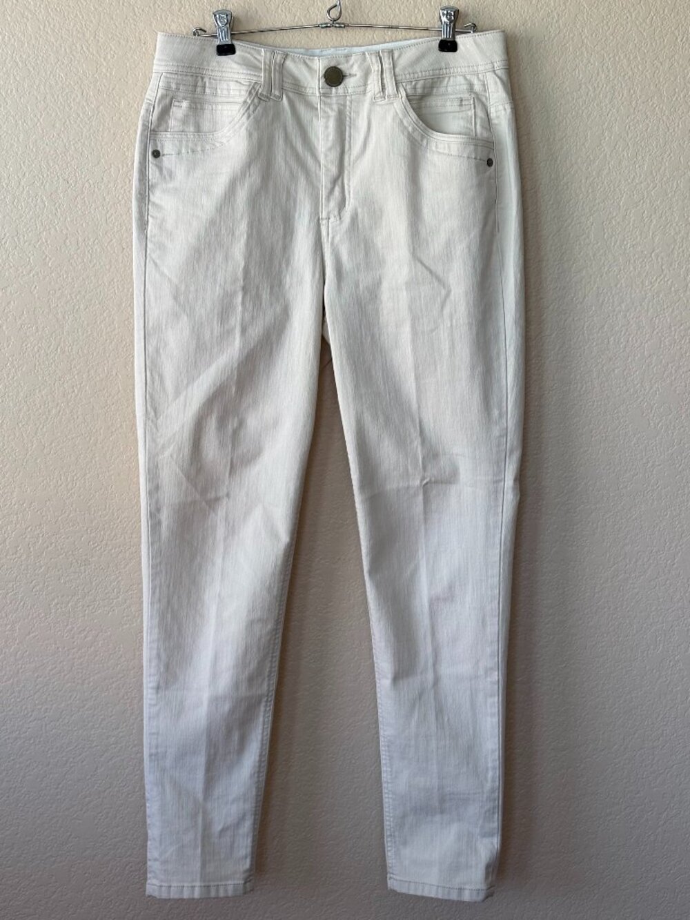 Democracy Ab Solution Cream Stretch Jeans Size 10